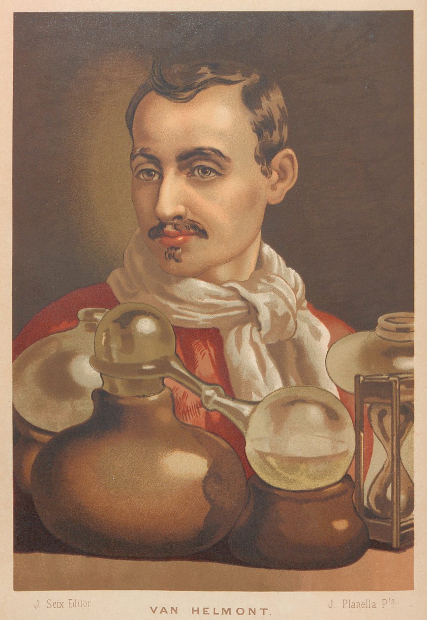Portrait de Johan Baptista van Helmont 1580-1644, 1879 - Juan Planella y Rodríguez