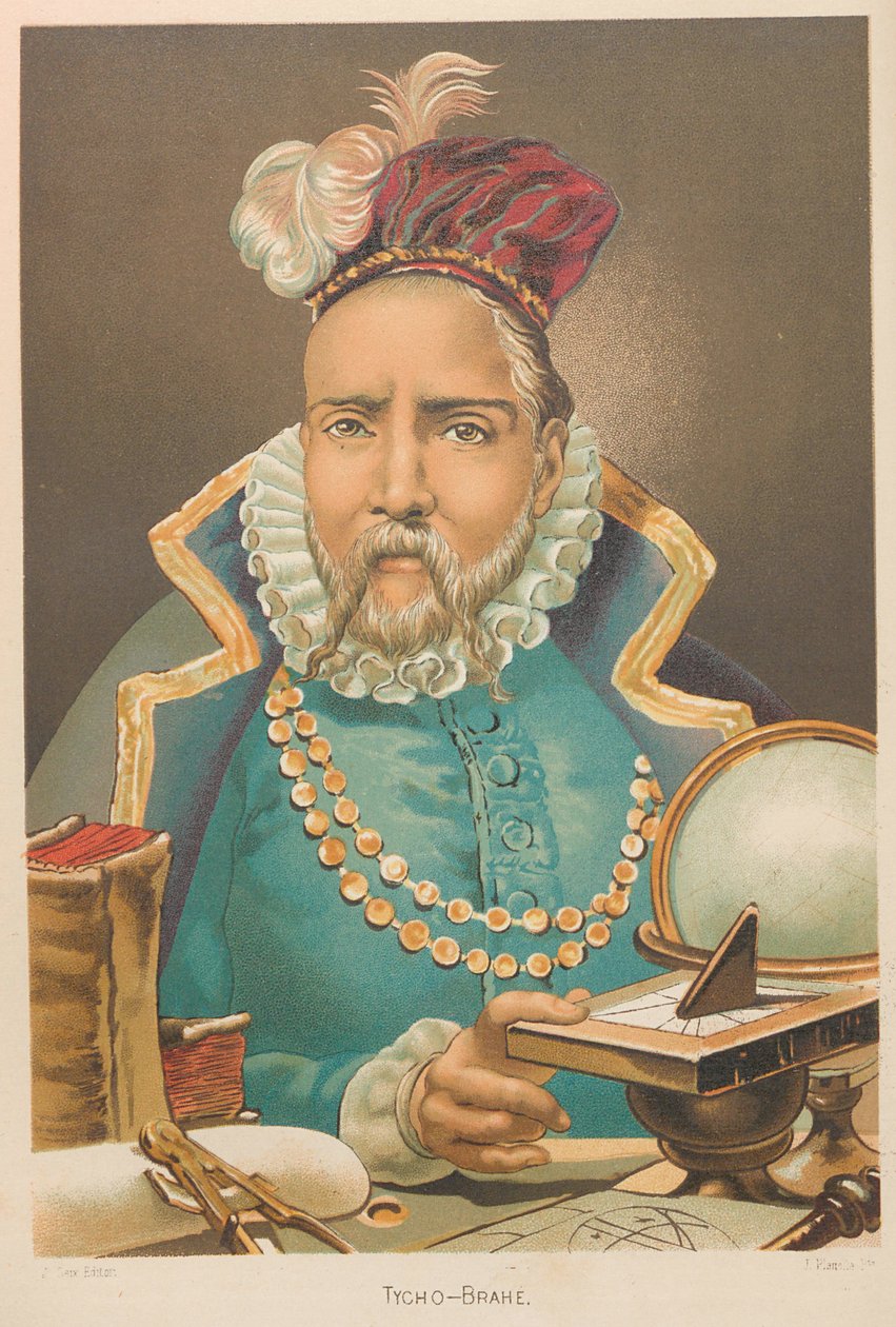 Portrait de Tycho Brahe - Juan Planella y Rodríguez