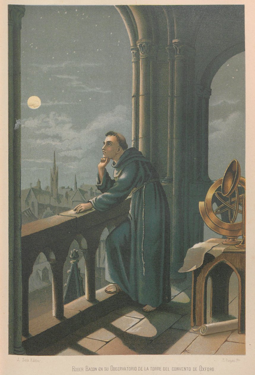 Roger Bacon. De: La ciencia y sus hombres - Juan Planella y Rodríguez