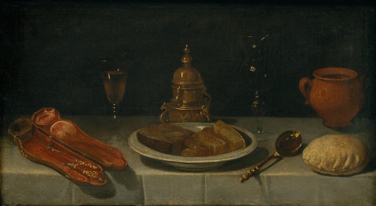 Nature morte et table posée - Juan van der Hamen