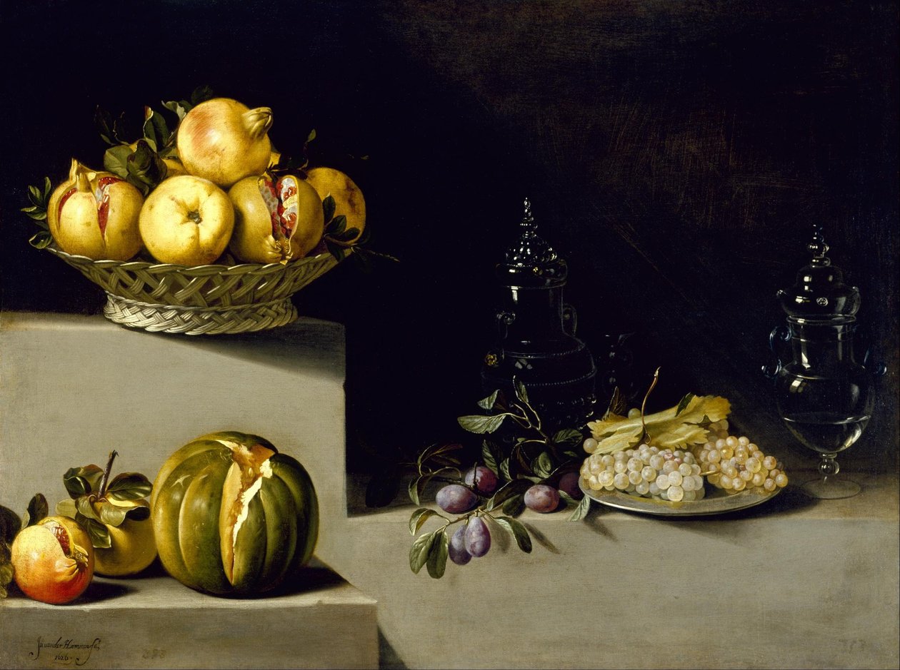Nature morte avec fruits et verrerie - Juan van der Hamen
