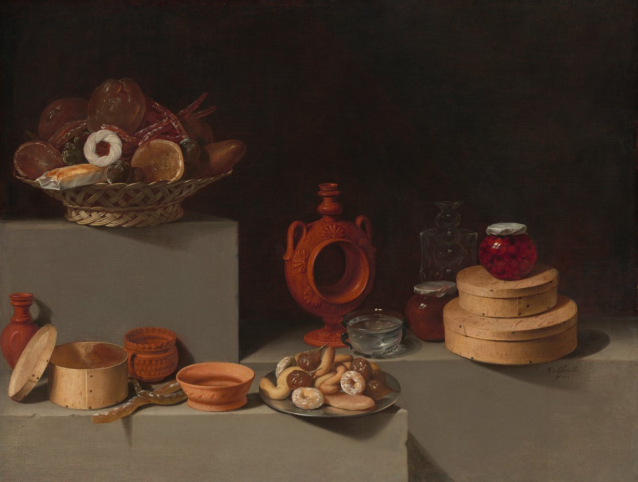 Nature morte avec sucreries et poterie, 1627 - Juan van der Hamen y Leon