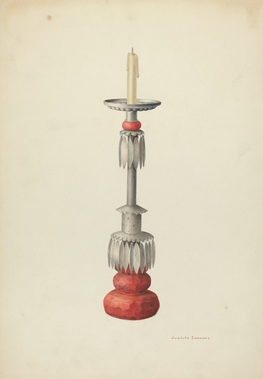 Chandelier (un de la paire), vers 1941 - Juanita Donahoo