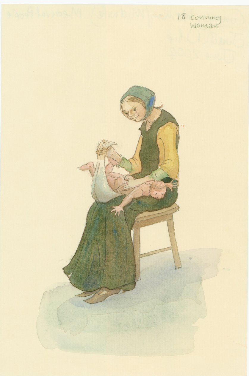 Une femme rusée médiévale, également connue sous le nom de femme sage, 2004 - Judith Dobie