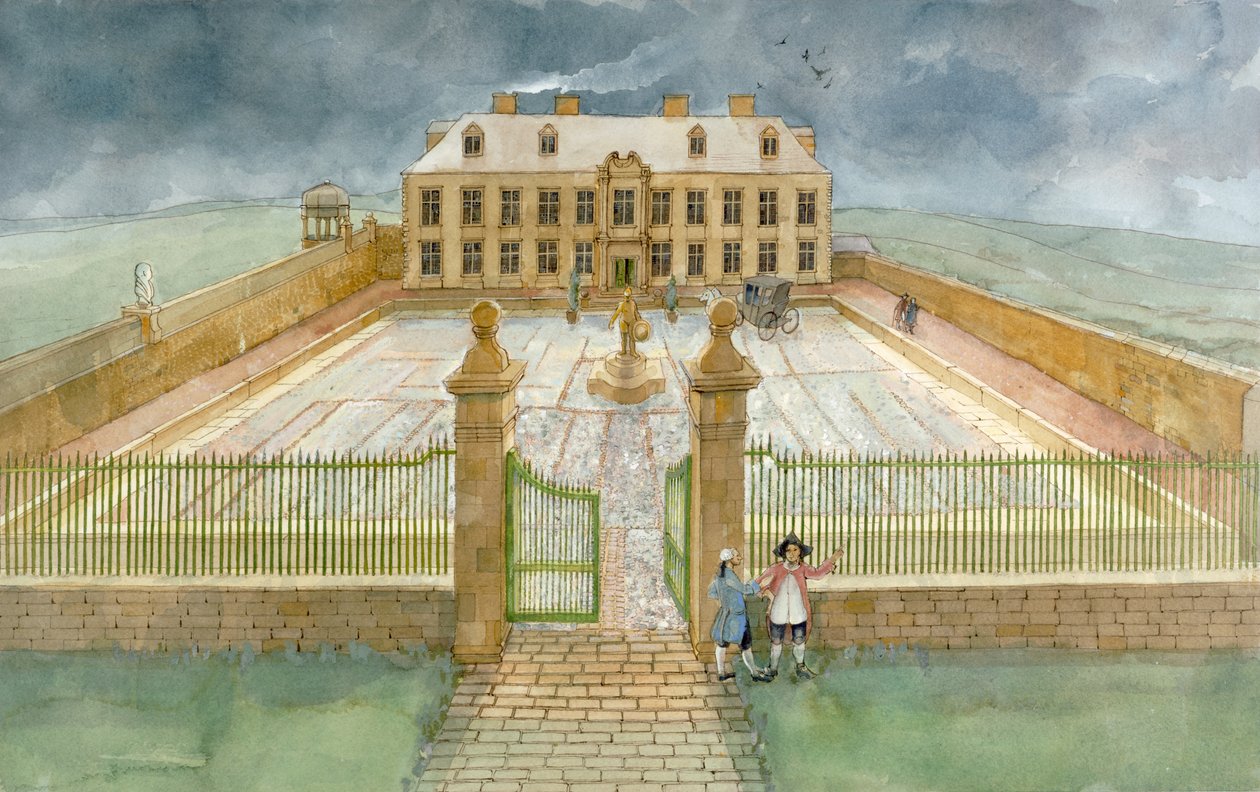 La salle de banquet du manoir de Cholmley et l