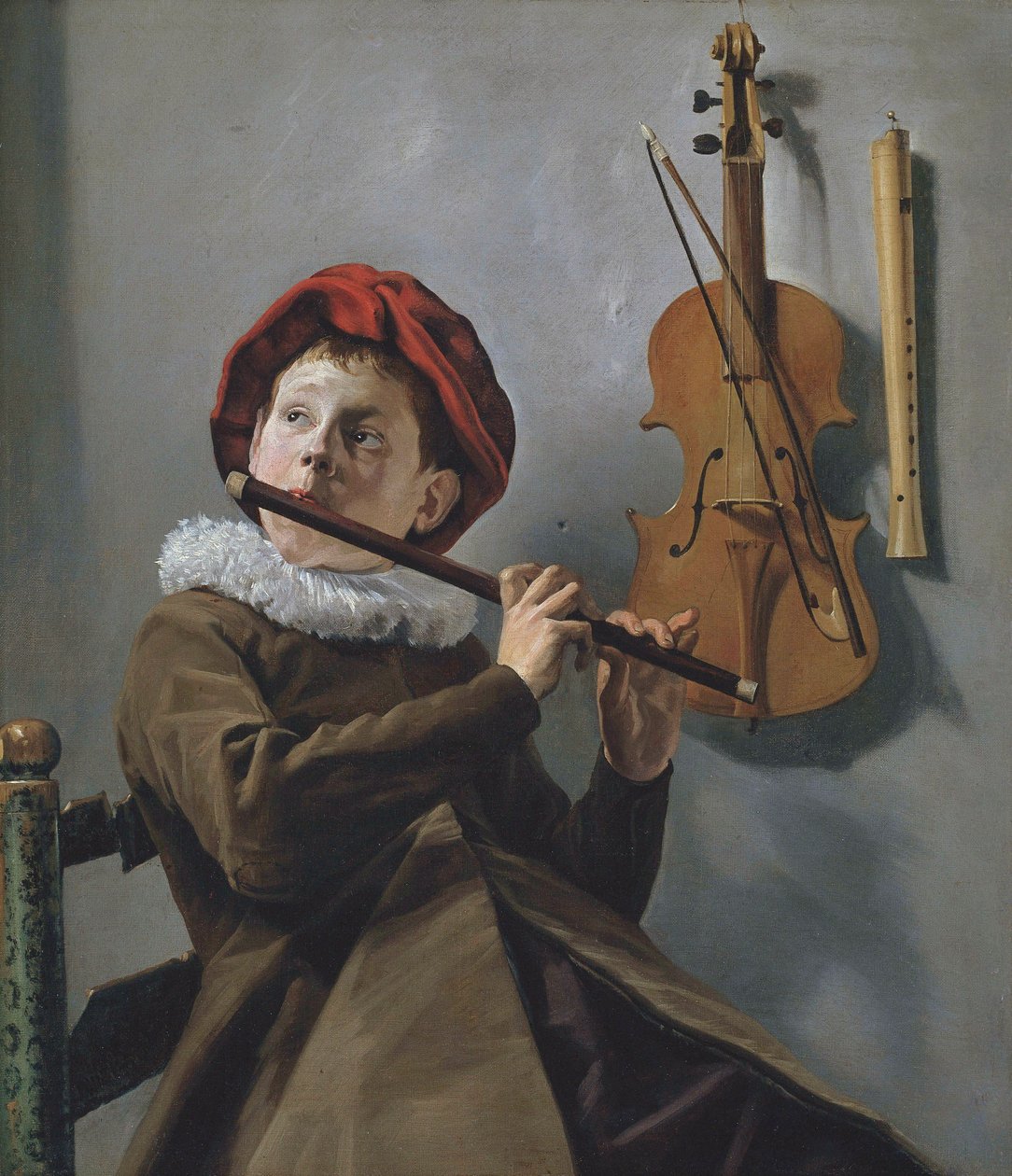 Garçon jouant de la flûte - Judith Leyster