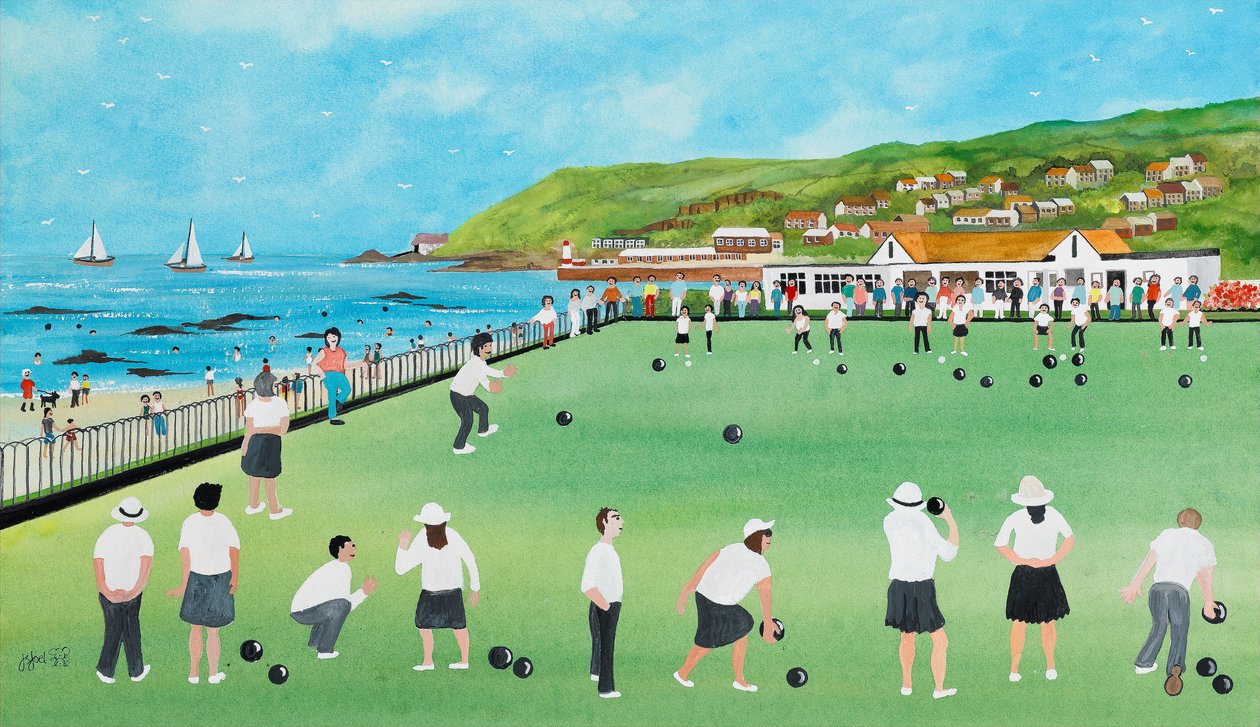 Bowling sur Newlyn Green - Judy Joel