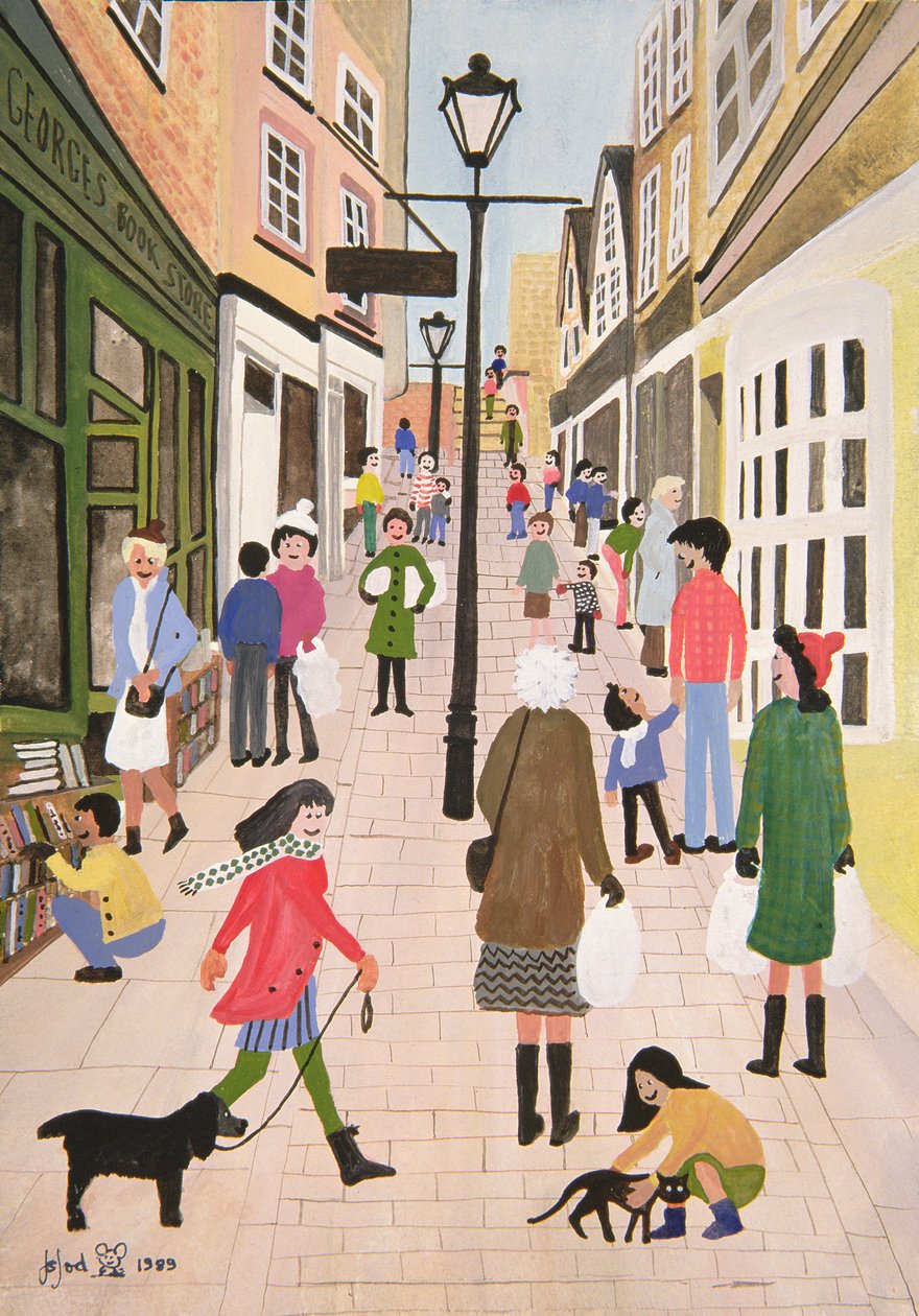 Christmas Steps, Bristol, 1989 - Judy Joel