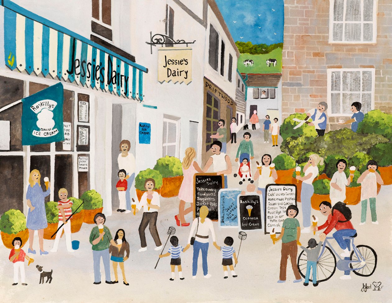 La laiterie de Jessie à Mousehole - Judy Joel