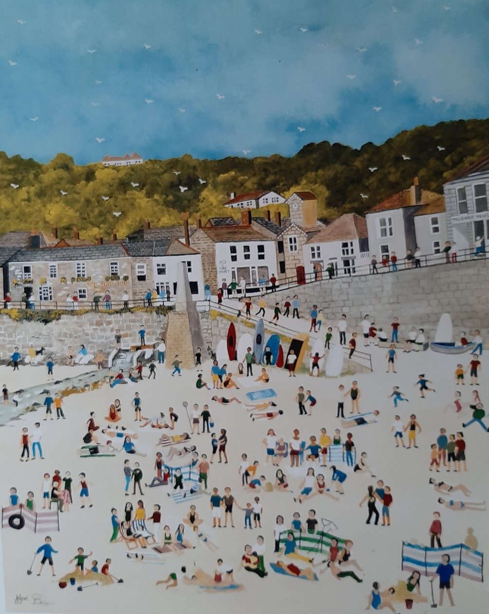 Plage de Mousehole, 2018 - Judy Joel