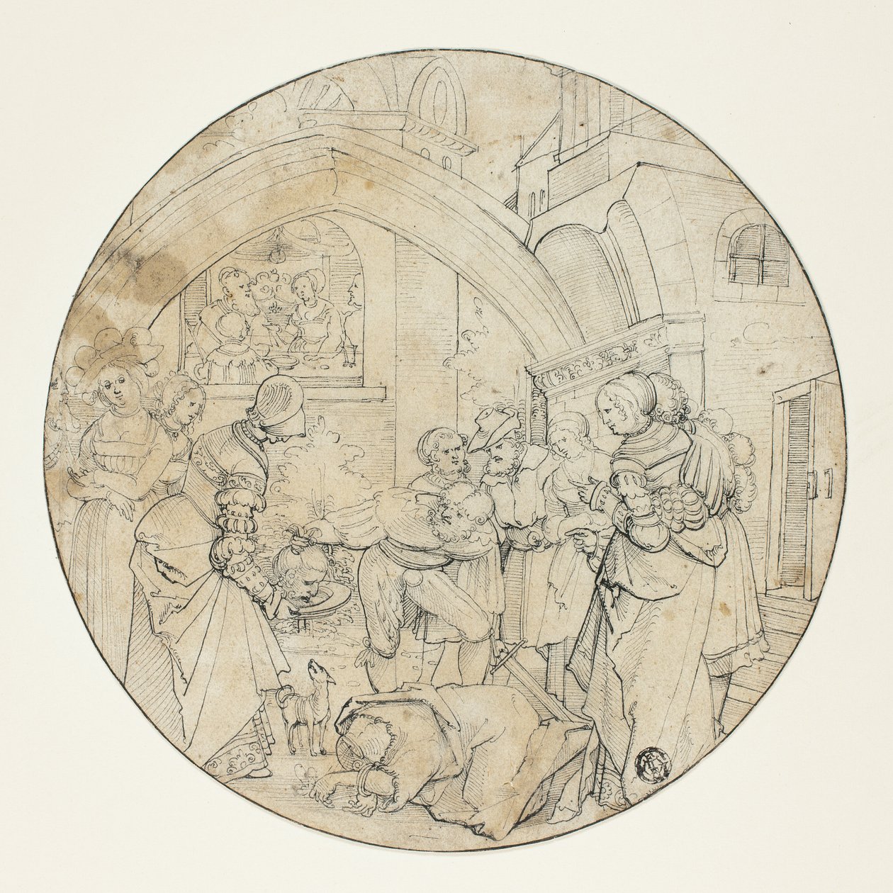 Décapitation de Saint Jean Baptiste - Jörg Breu the Elder