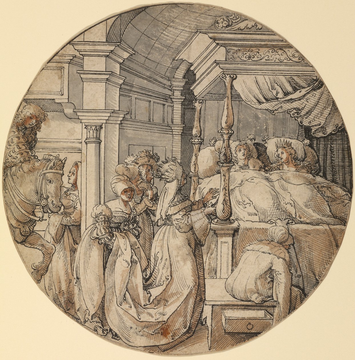 Scène de mariage - Jörg Breu the Elder