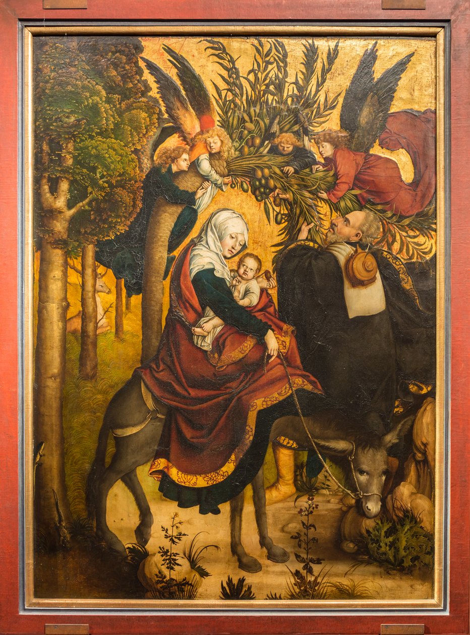 La fuite en Égypte - Jörg Breu the Elder
