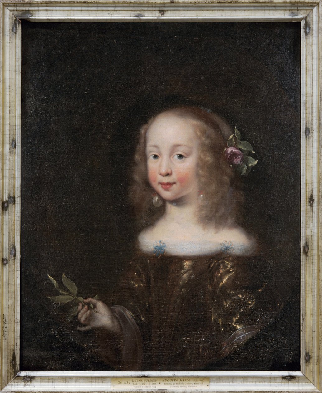 Suédois : Augusta Maria, 1649-1728, princesse de Holstein-Gottorp Augusta Maria, 1649-1728, princesse de Holstein-Gottorp - Jürgen Ovens