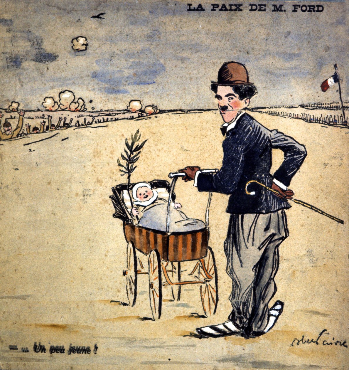 La paix de M. Ford, 1917 - Jules Abel Faivre