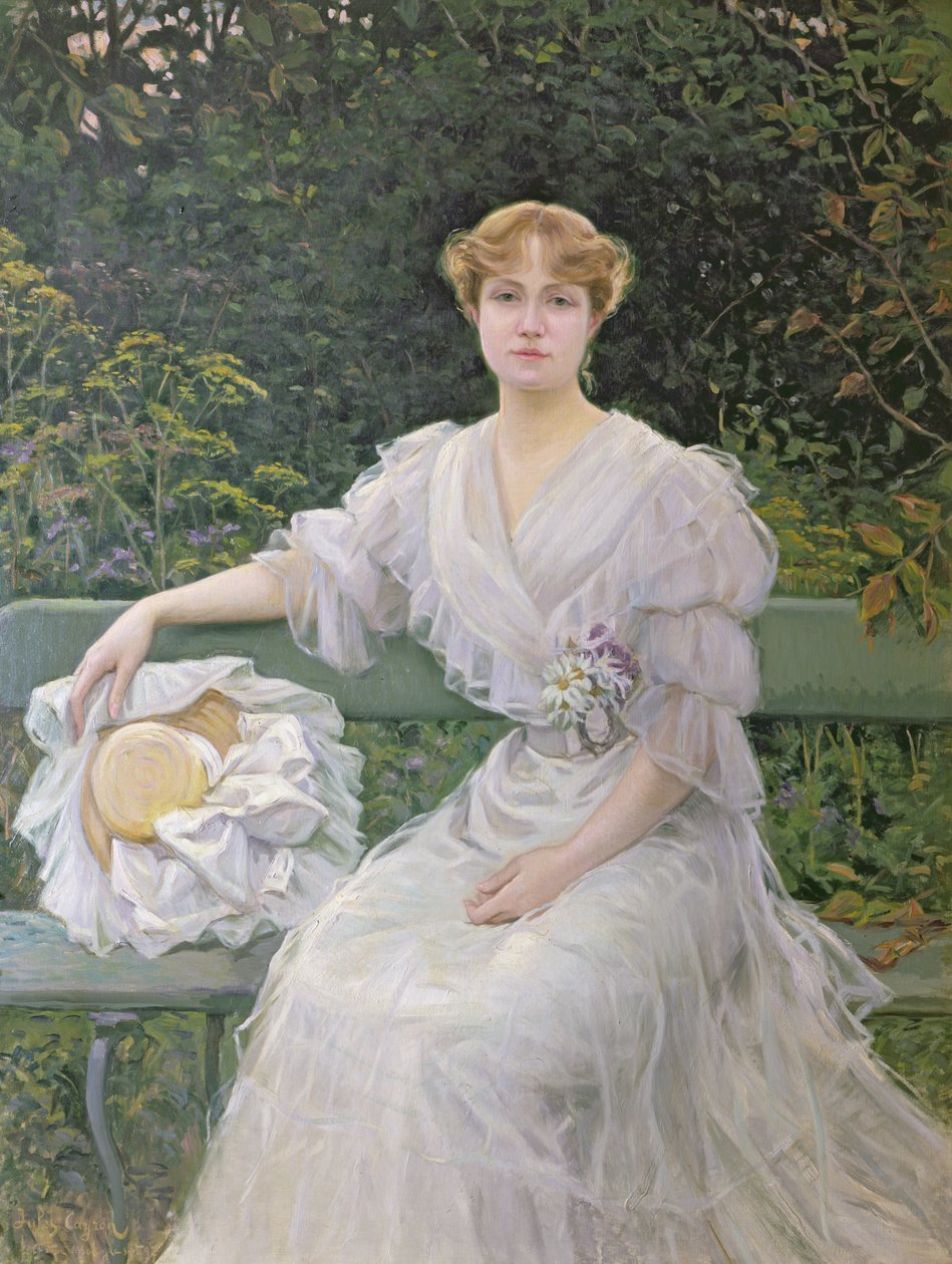 Portrait de Marguerite Durand (1864-1936) 1897 - Jules Cayron