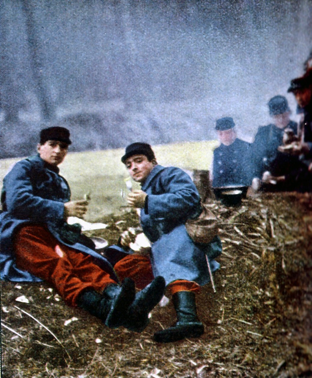 Soldats français, Marne, septembre 1914 - Jules Gervais Courtellemont
