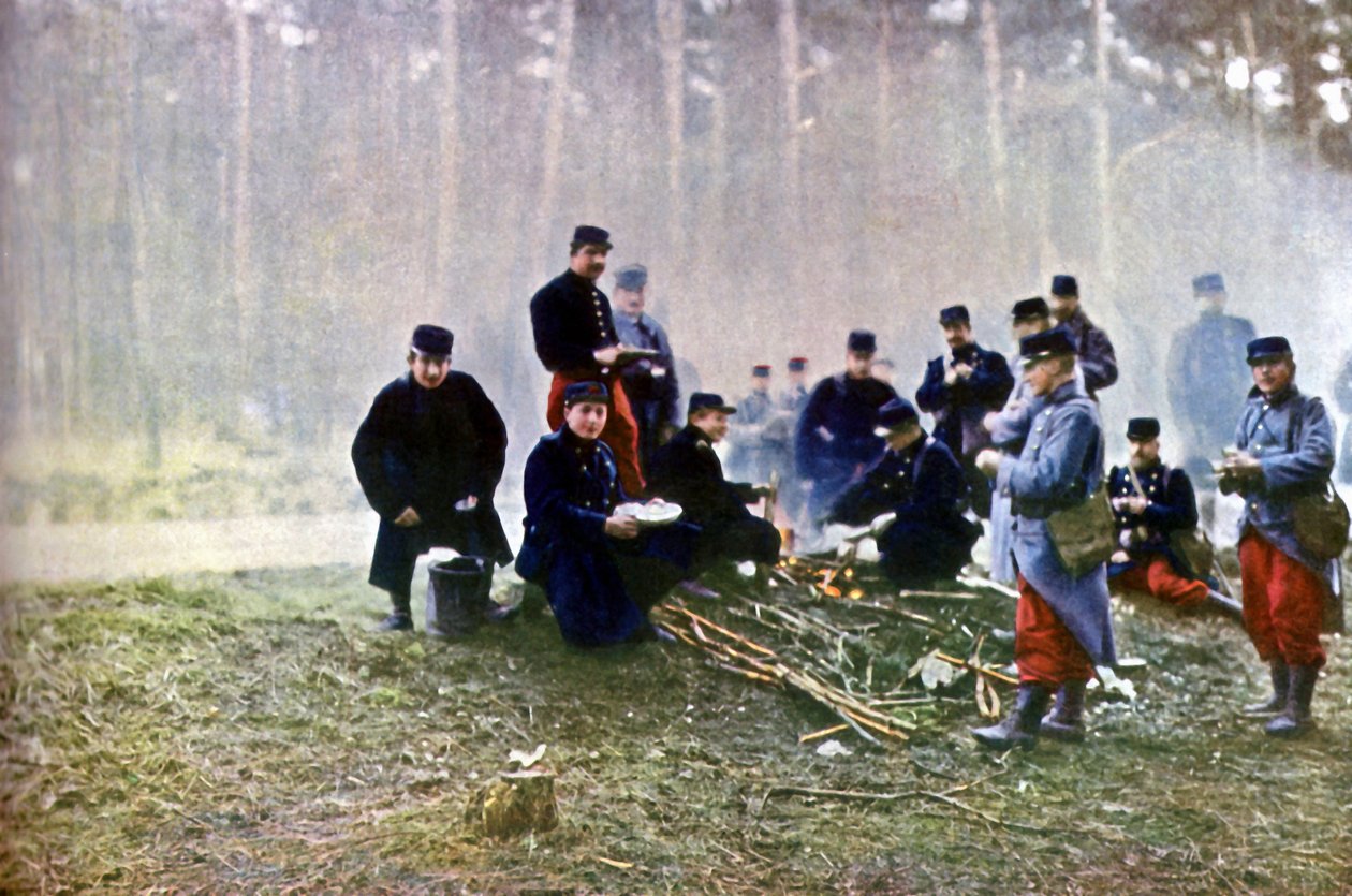 Soldats français, Marne, septembre 1914 - Jules Gervais Courtellemont