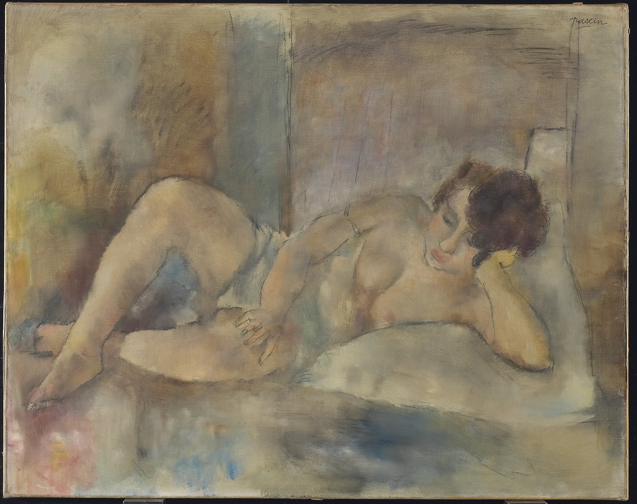 Nu allongé, c.1920 - Jules Pascin