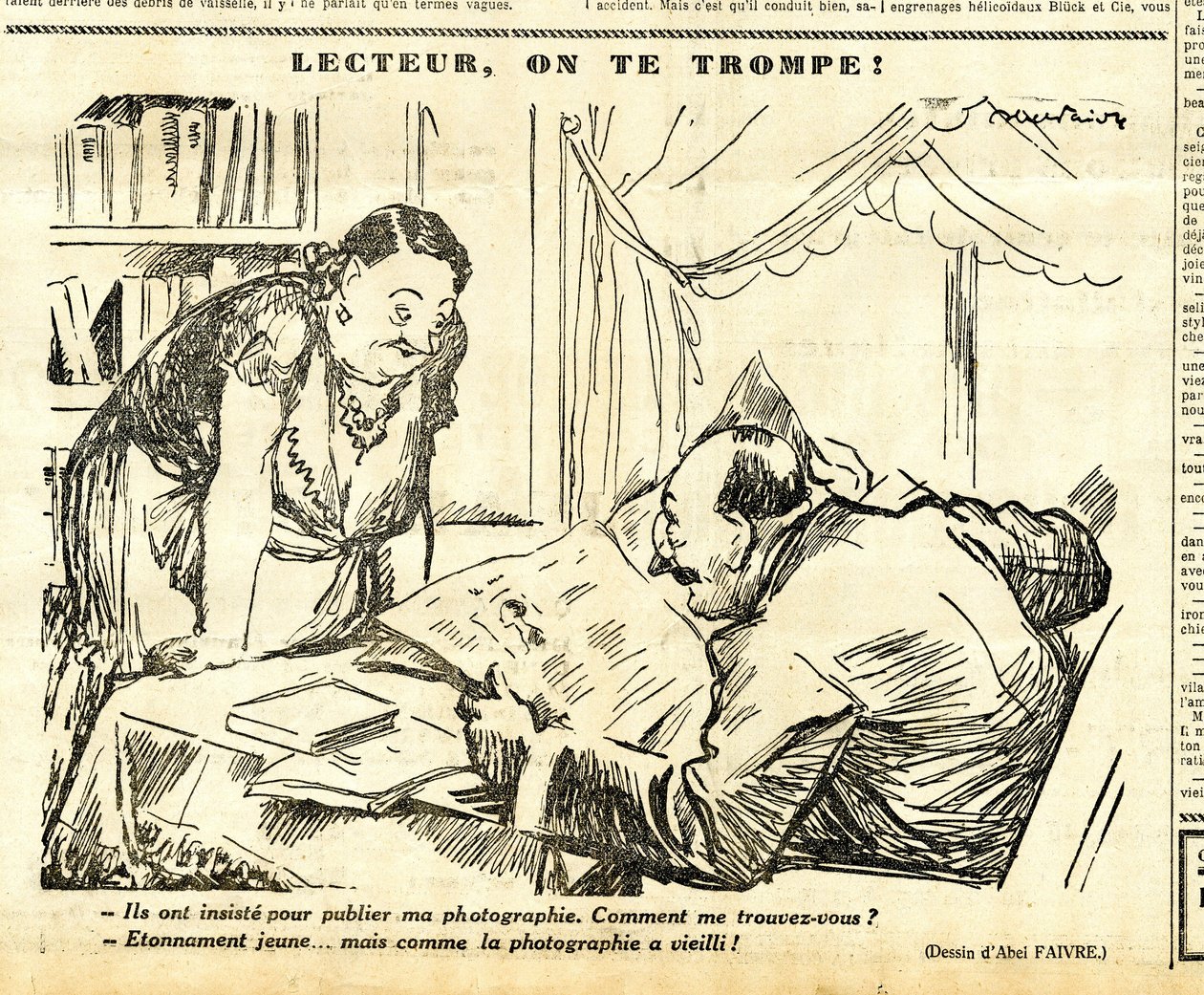 Candide, Satirique en N & B - Jules Abel Faivre