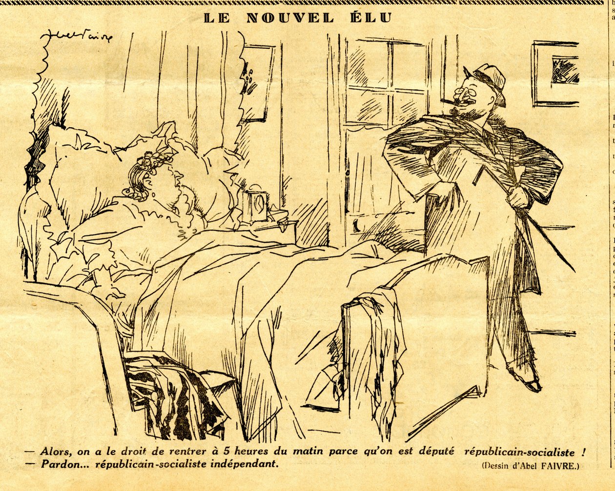 Candide, Satirique en N & B - Jules Abel Faivre