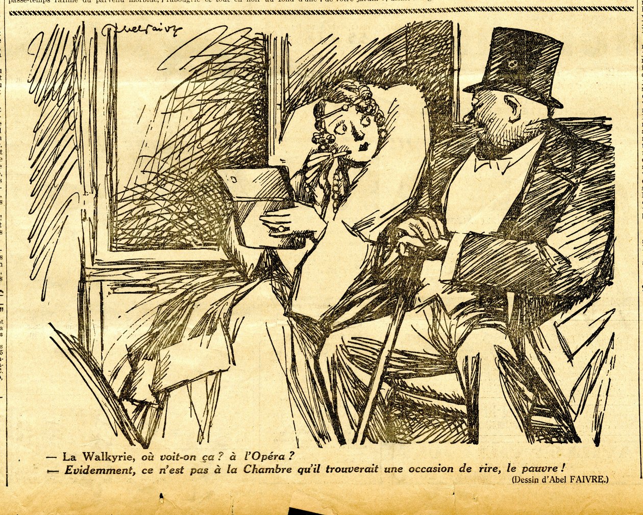 Candide, Satirique en N & B - Jules Abel Faivre