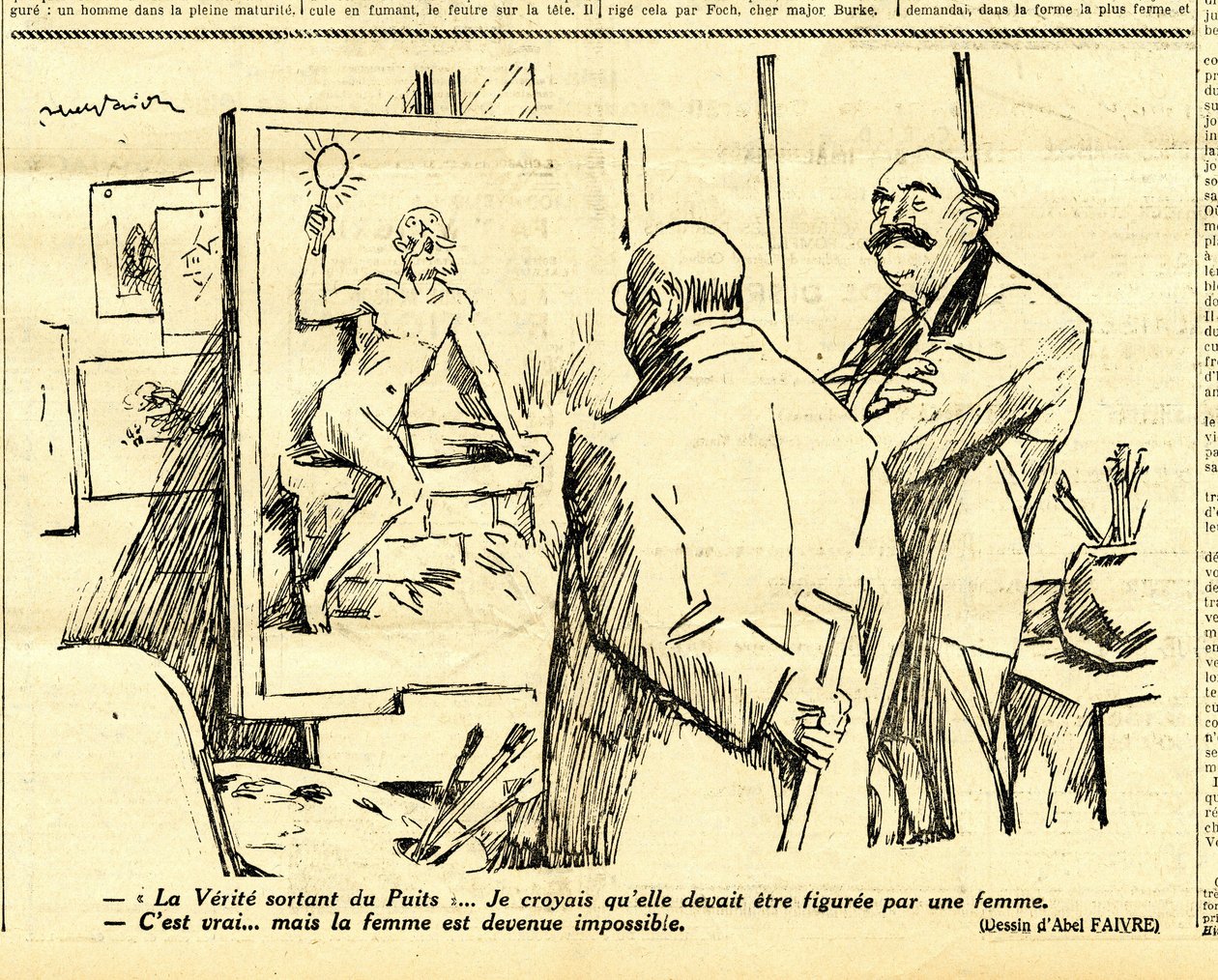 Candide, Satirique en N & B - Jules Abel Faivre