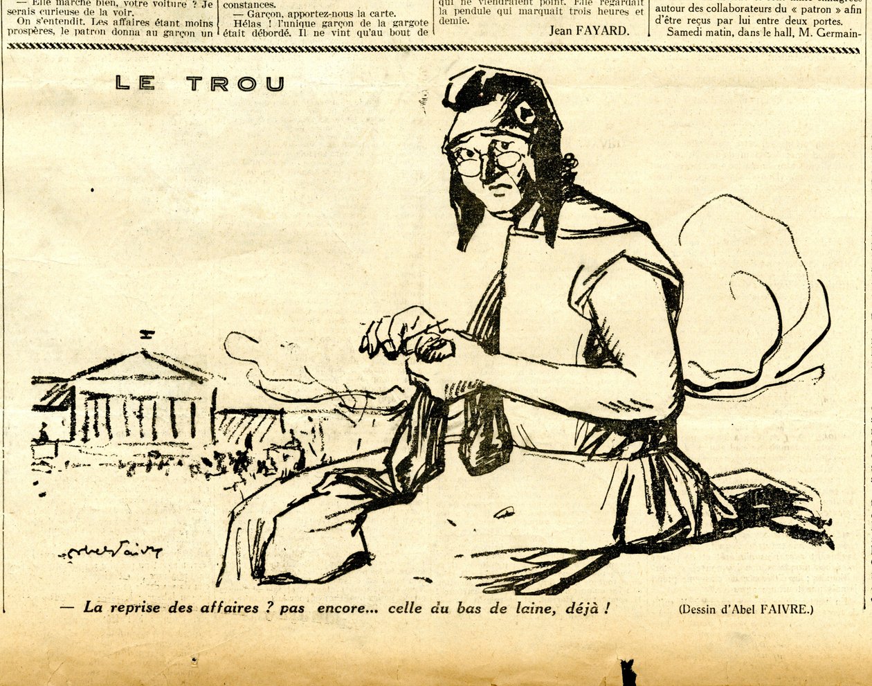 Candide, satirique en N & B - Jules Abel Faivre