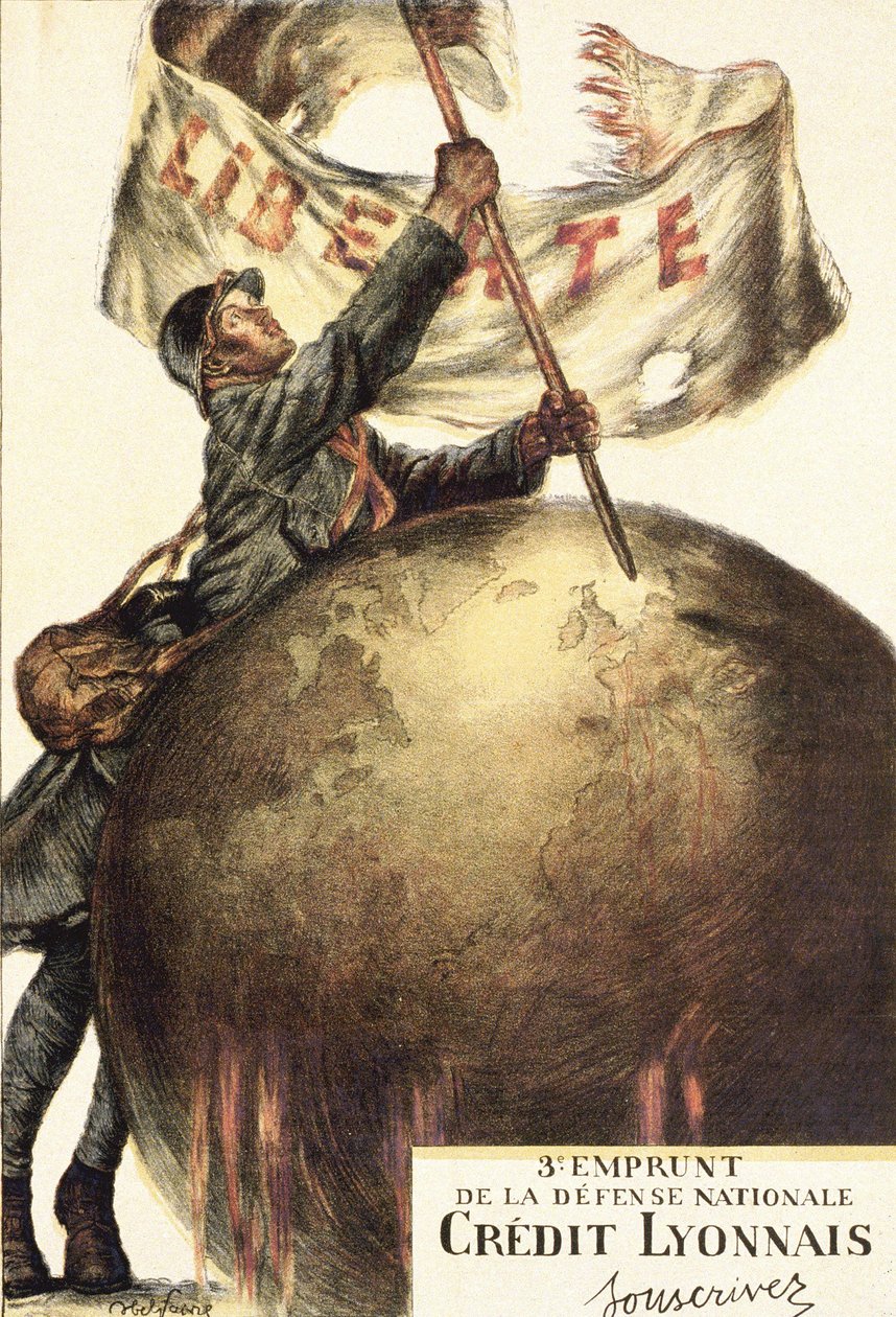 Troisième emprunt de la Défense Nationale du Crédit Lyonnais : « Souscrivez » - Jules Abel Faivre