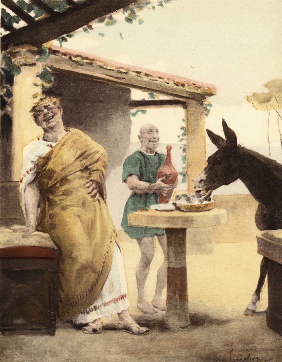 Philomène mourant de rire à la vue de l