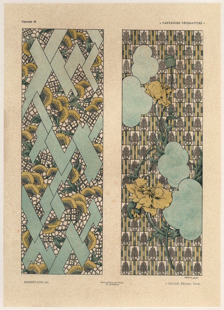 Motifs floraux, planche 48 de 