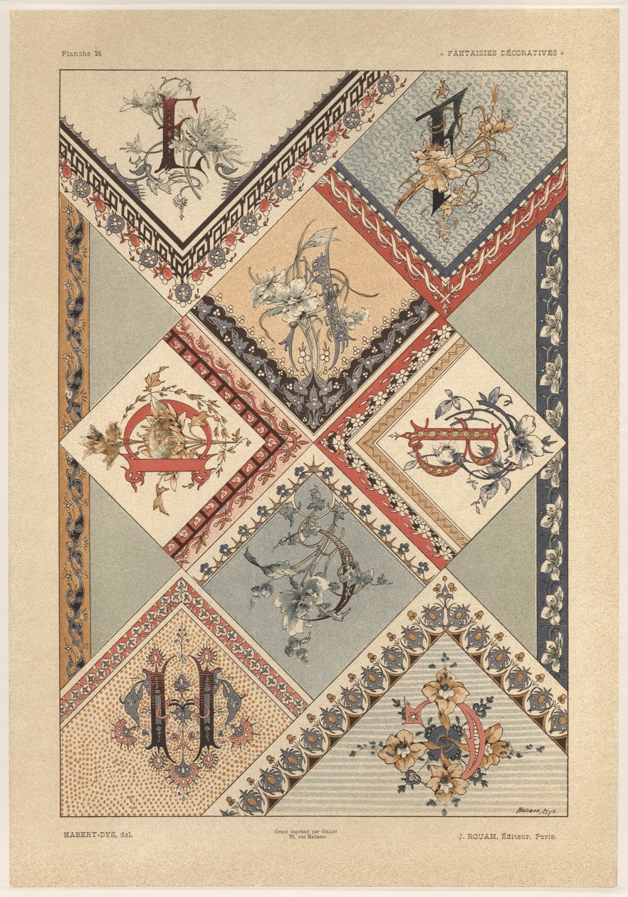 Lettres, planche 26 de 