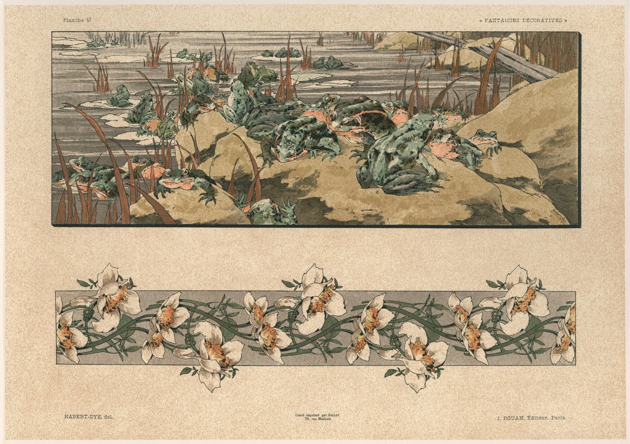 Crapauds et fleurs, planche 47 de 