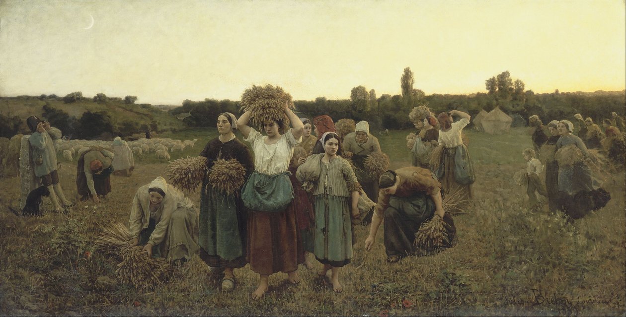 Le Rappel des glaneuses - Jules Breton