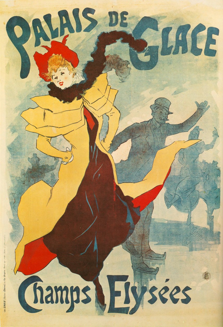 Jules Cheret: Palais de Glace - Champs Elysees … (litho) - Jules Cheret