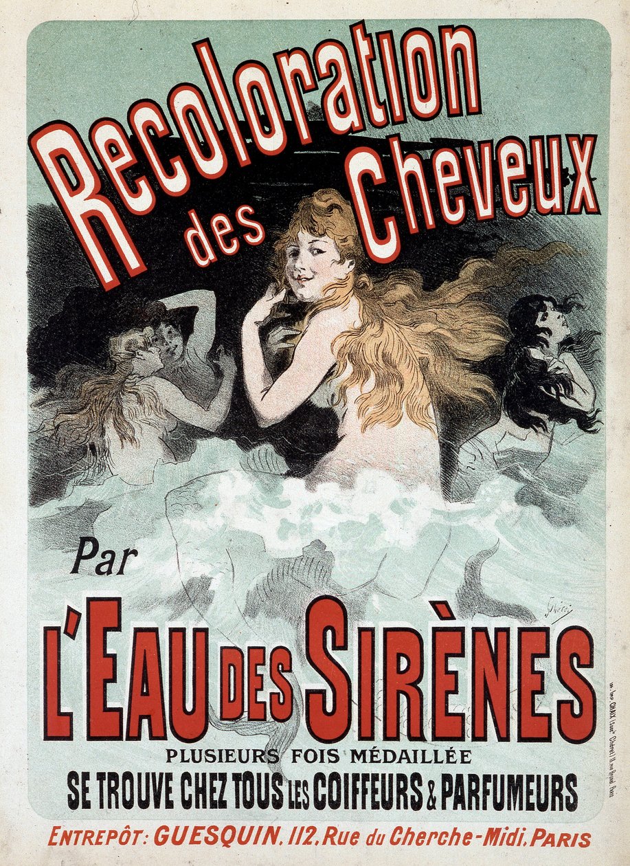 Femmes nues dans les nuages - publicité pour « L