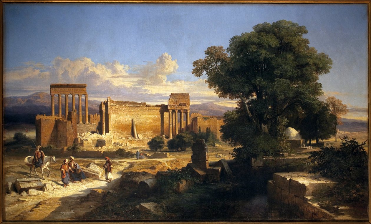 Ruines de Balbeck - Jules Coignet