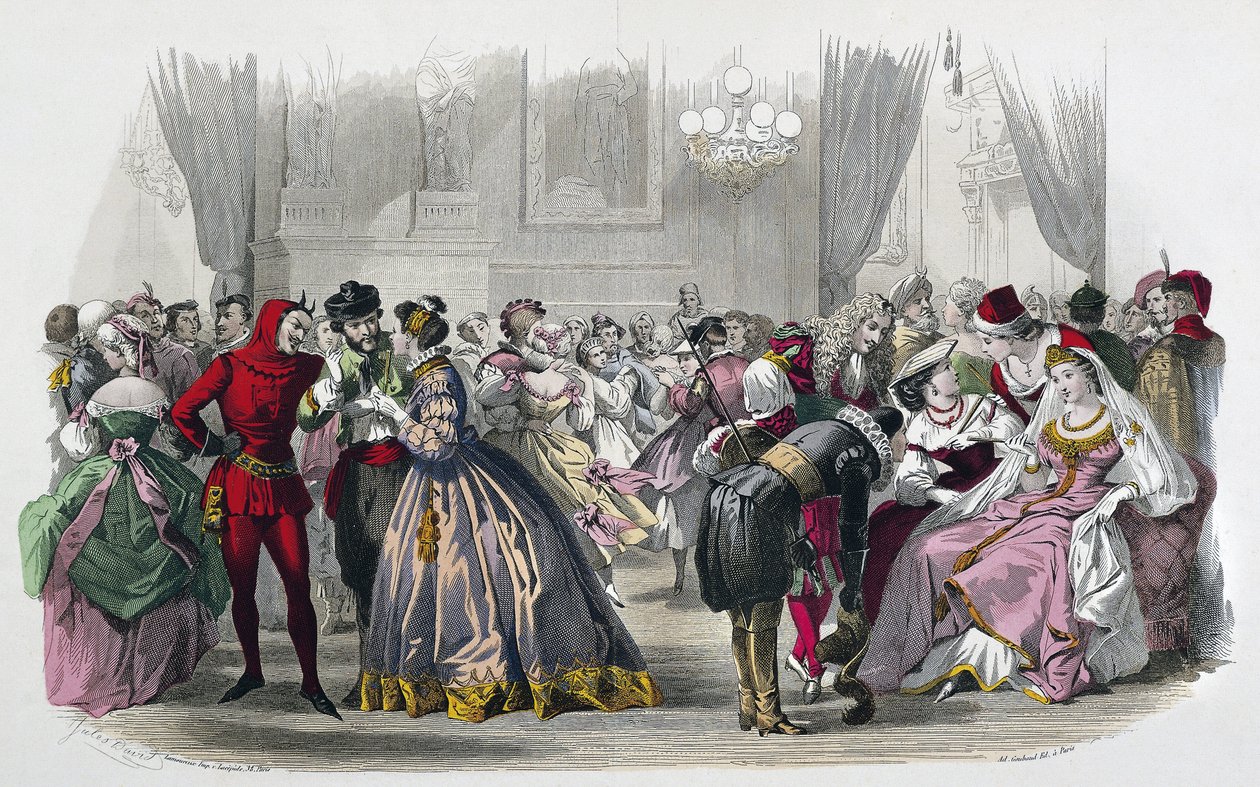 Le Moniteur des Dames et Demoiselles - Bal travesti 1864-1865, par Jules David - Jules David