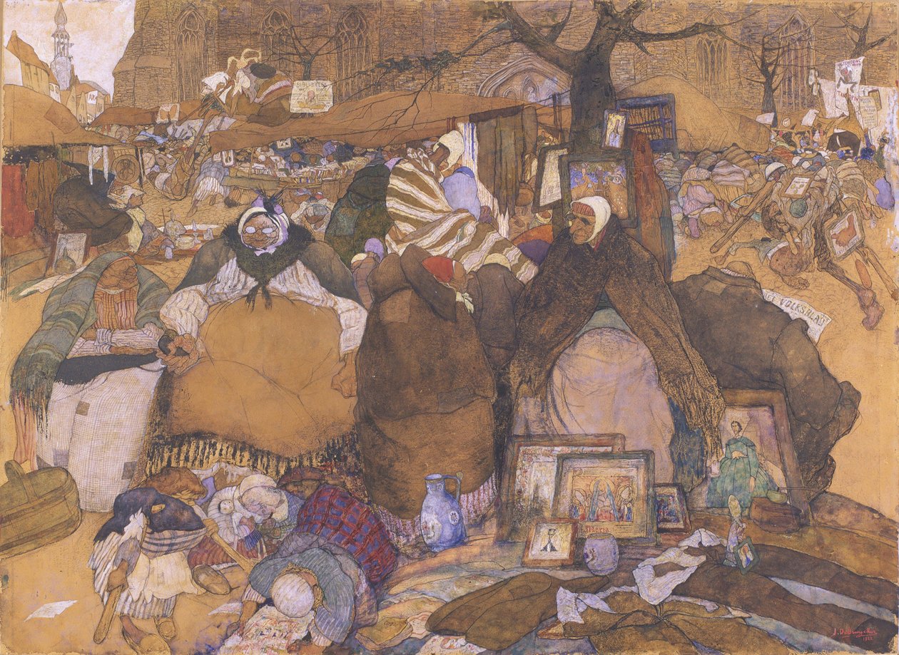 Le vieux marché de Gand - Jules de Bruycker