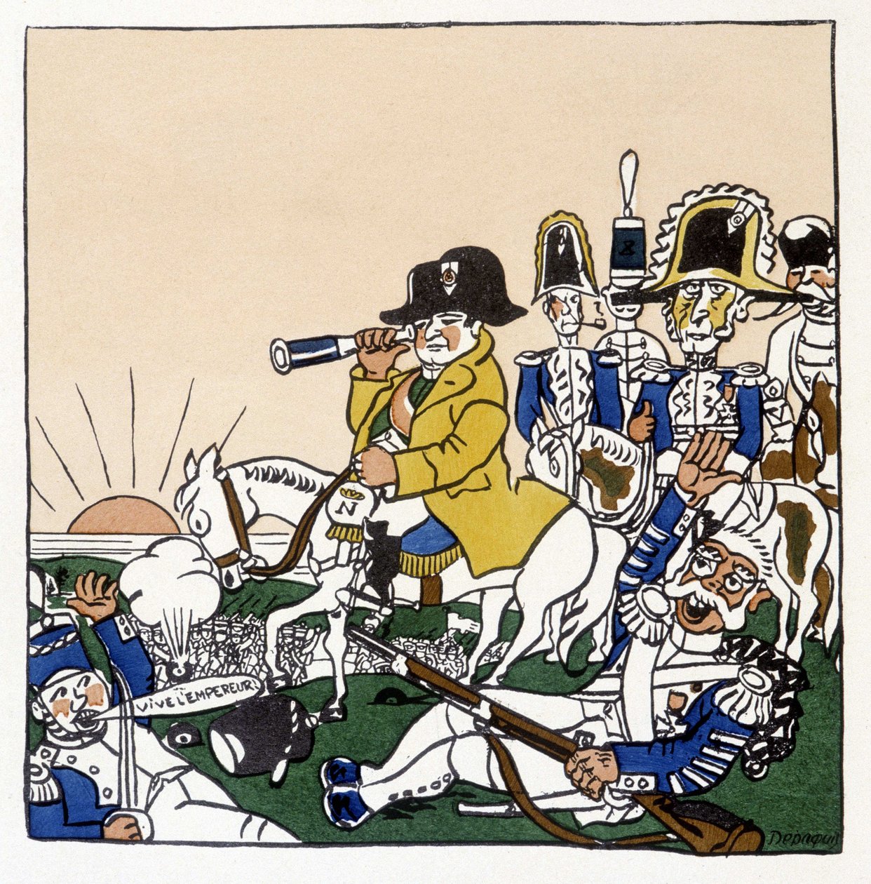Napoléon à la bataille d