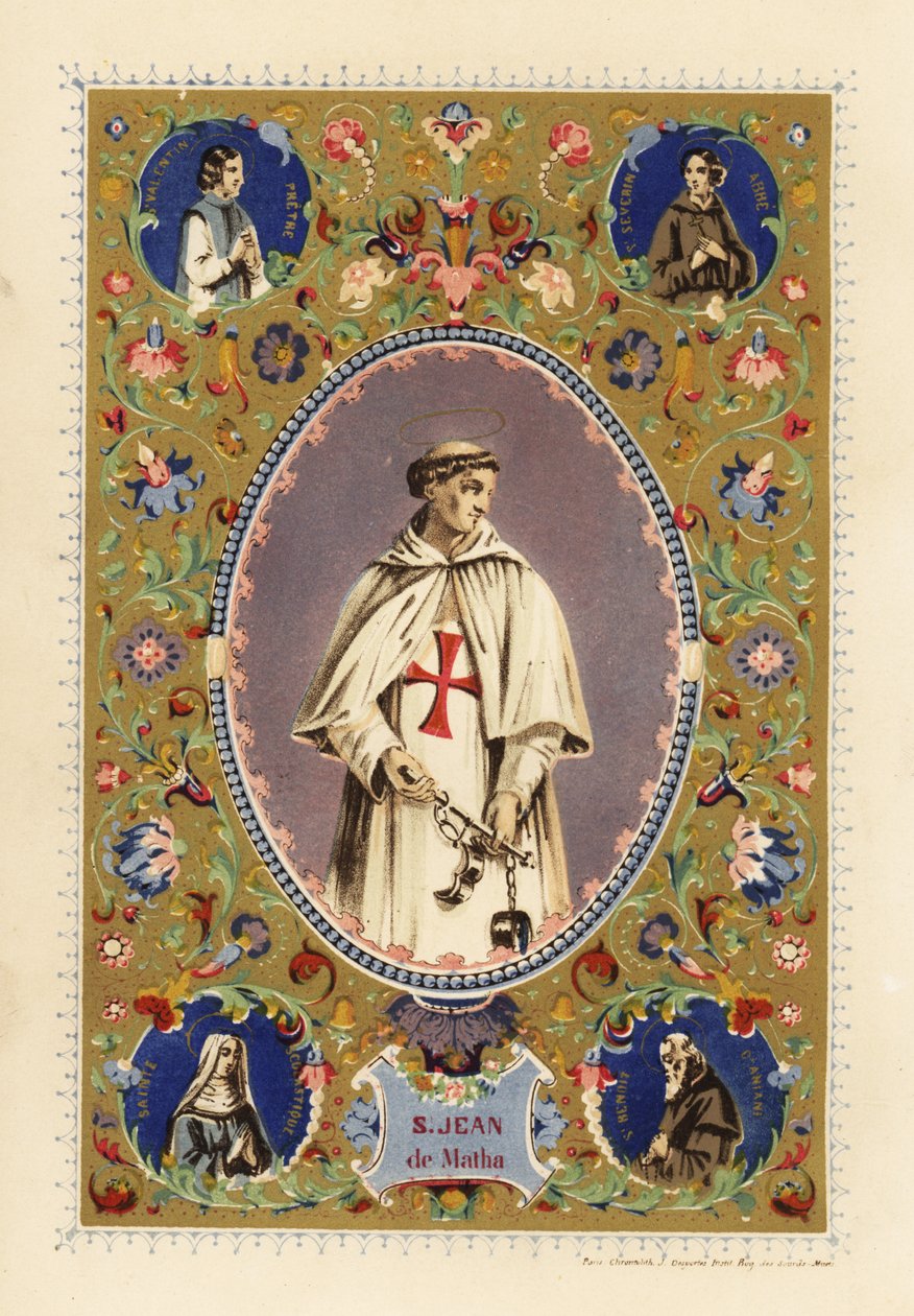 Portrait de Saint Jean de Matha, fondateur de l