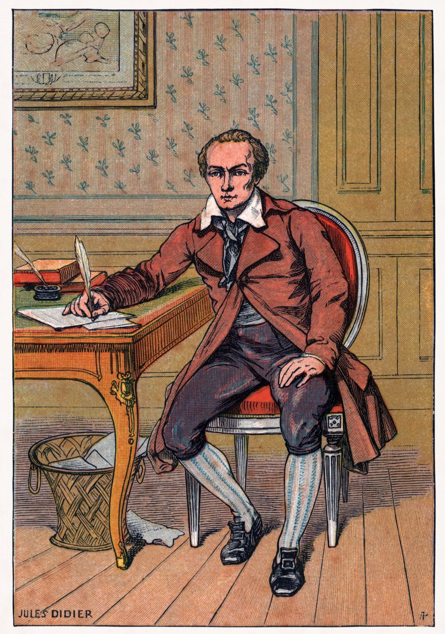André Chénier, vers 1900 (gravure) - Jules Didier