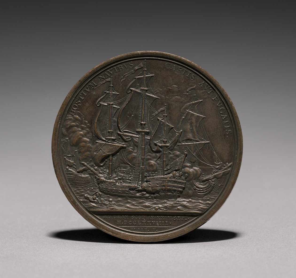 Médaille : John Paul Jones, revers - Jules Dupré