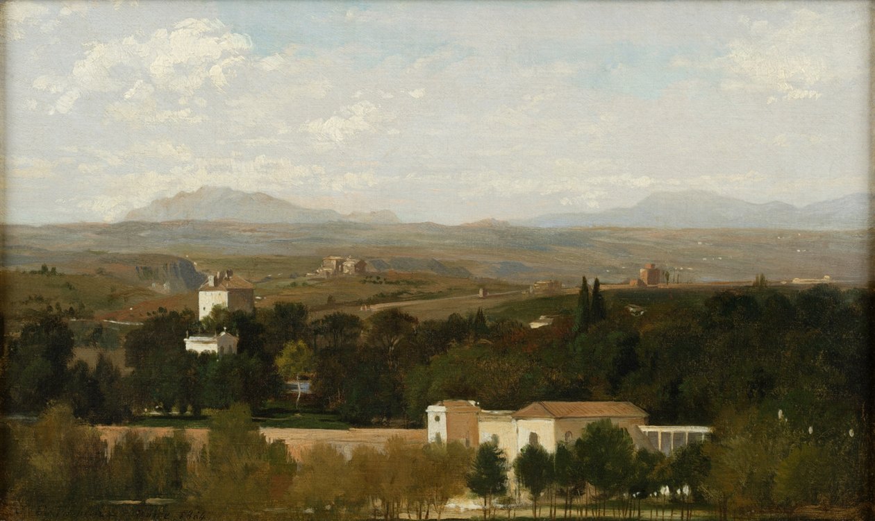 Vue près de Rome, 1864 - Jules Emile Saintin