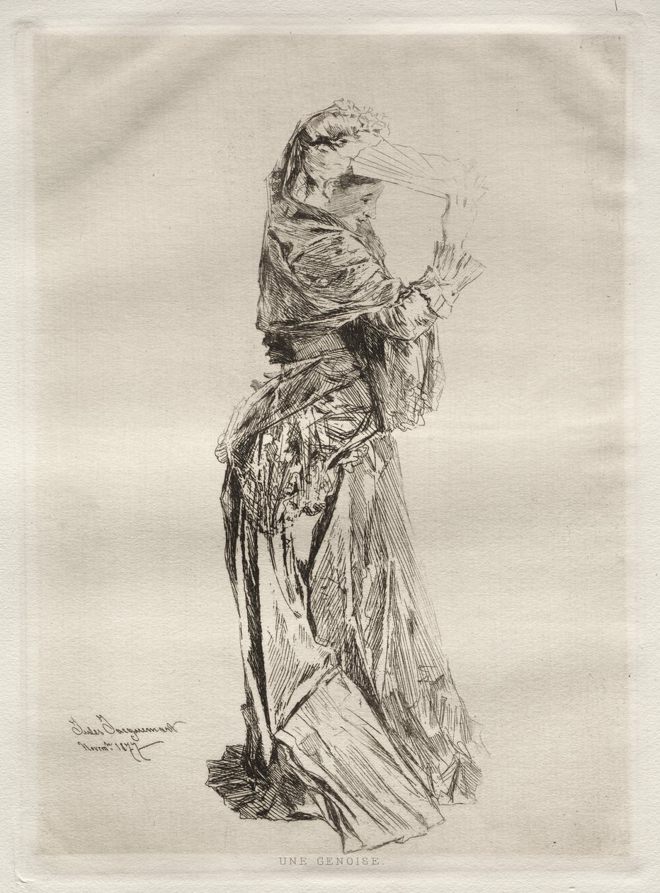 Une Génoise, 1877 - Jules Ferdinand Jacquemart