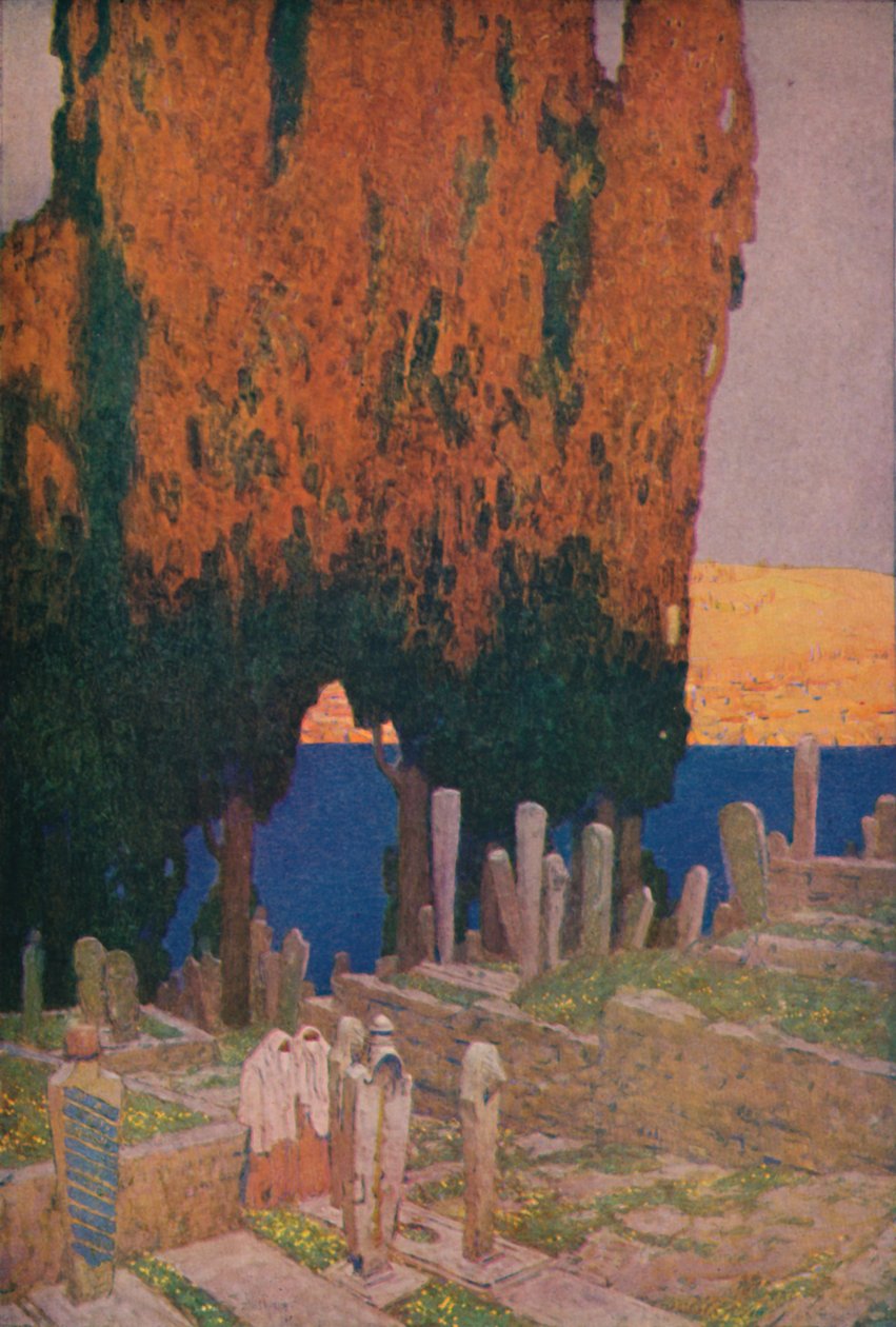 Dans le cimetière d