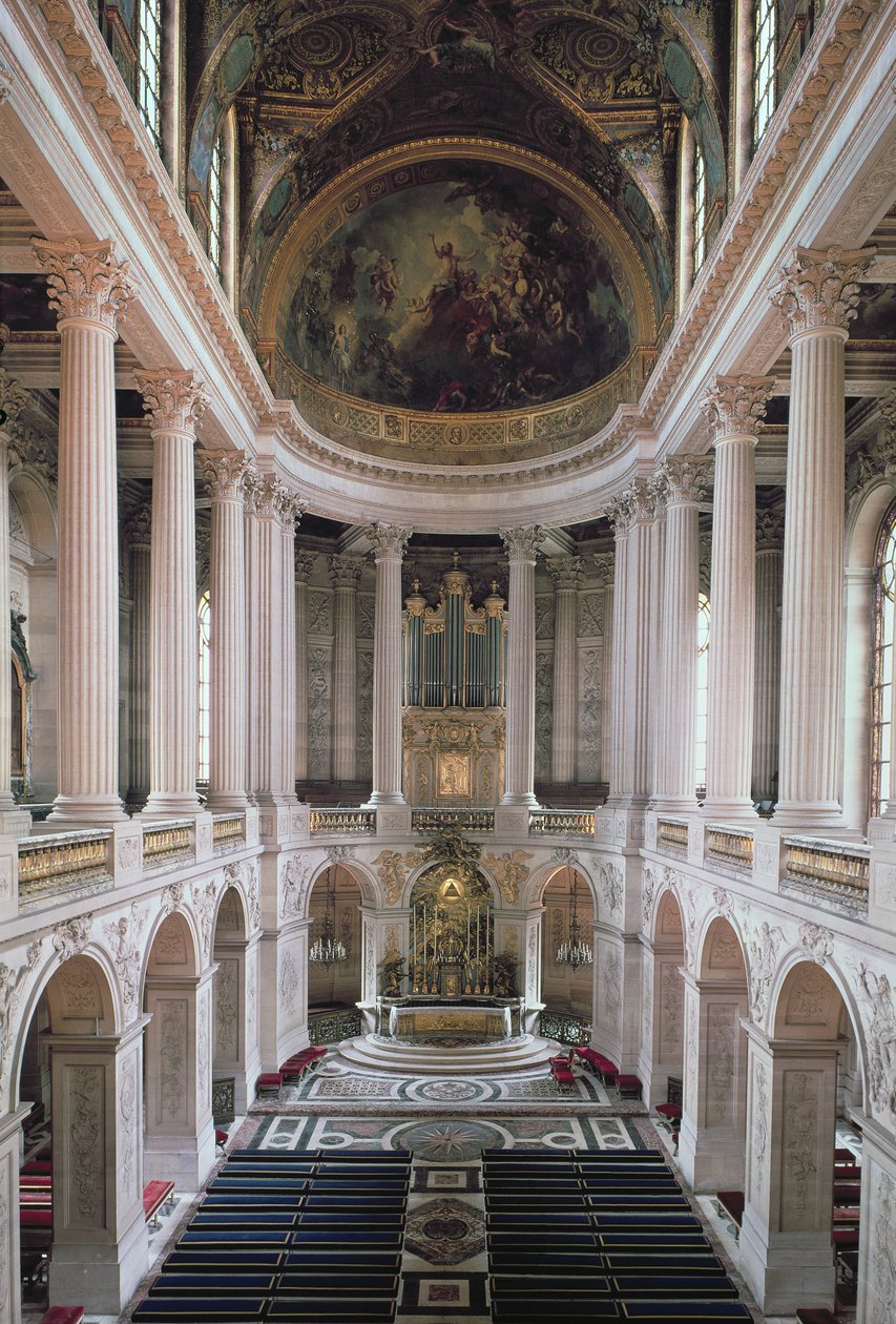 Vue intérieure de la chapelle, 1699-1710 - Jules Hardouin Mansart