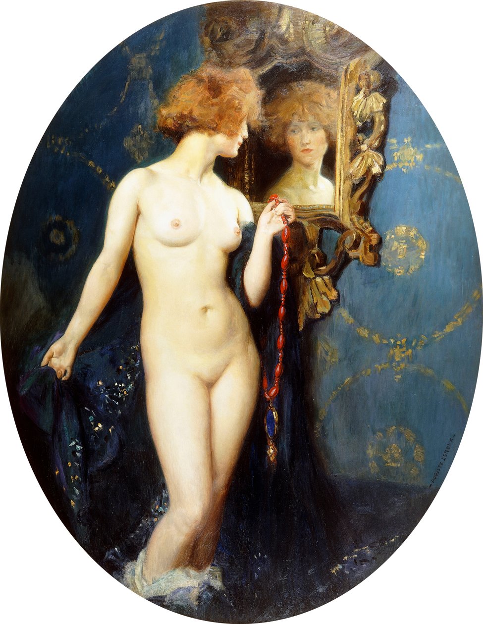 La réflexion - Jules Marie Auguste Leroux