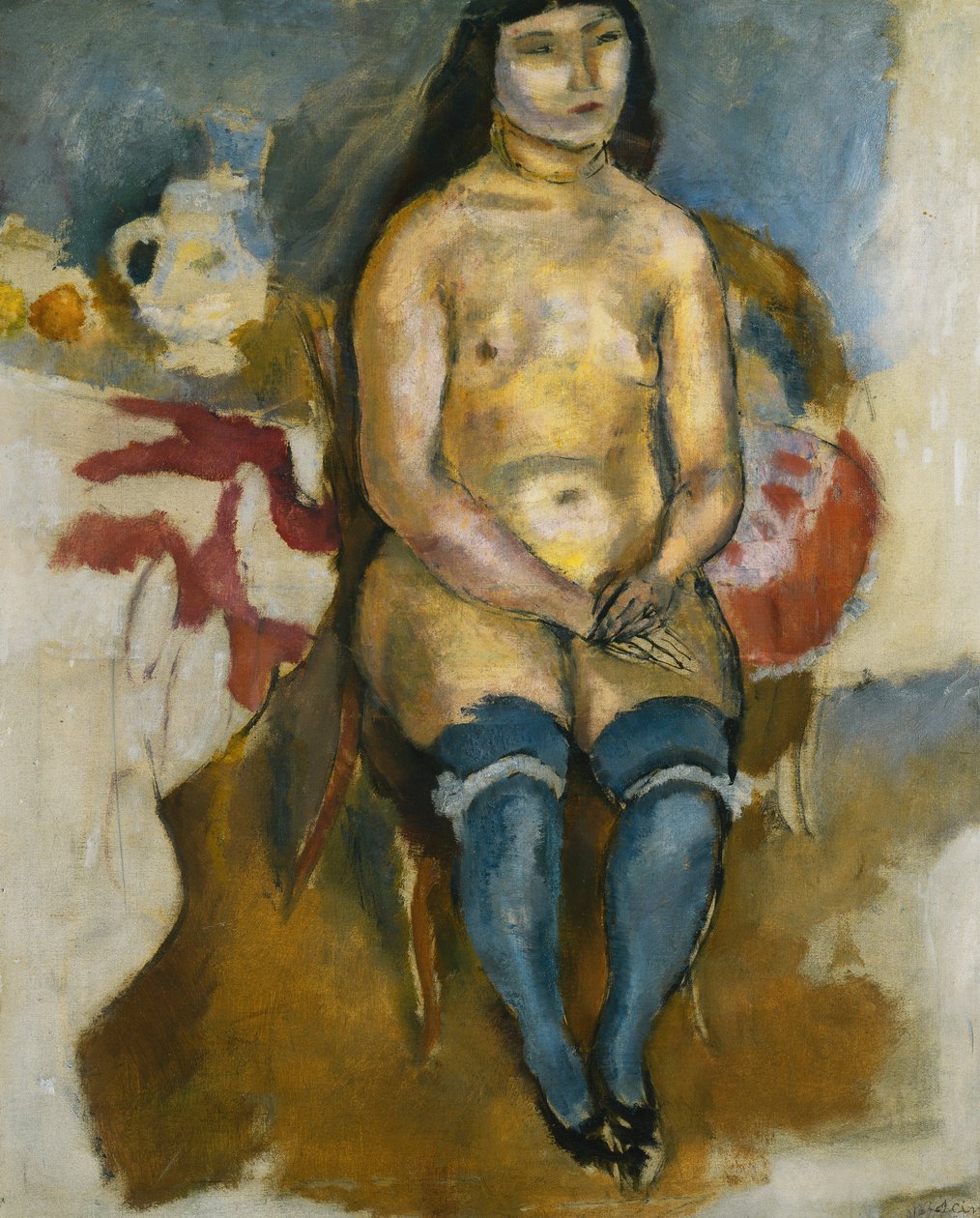 Asiatique aux Bas Bleus, 1922 - Jules Pascin