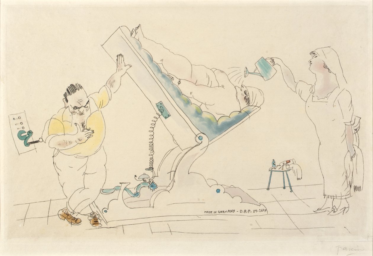 Beauty Parlor--"Epargne". - Jules Pascin
